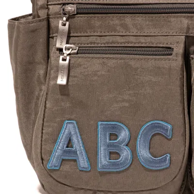 Baggallini Letter Patches In White