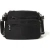 Baggallini Marais Crossbody Bag In Black Twill
