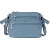 Baggallini Marais Crossbody Bag In Cornflower Twill