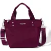 Baggallini Mini Carryall Crossbody Tote Bag In Mulberry