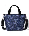 Baggallini Mini Carryall Tote In Indigo Petal
