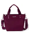 Baggallini Mini Carryall Tote In Mulberry