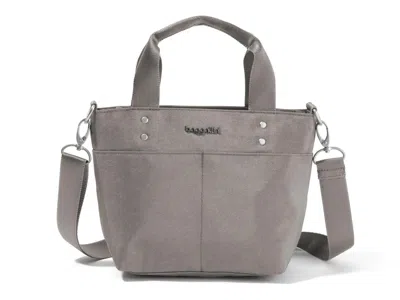 Baggallini Mini Carryall Tote In Silver