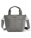 Baggallini Mini Carryall Tote In Sterling Shimmer