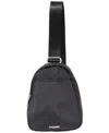 Baggallini Mini Double Zip Sling Bag In Black