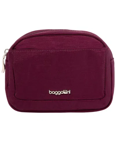 Baggallini Mini Pocket Cosmetic Bag In Purple