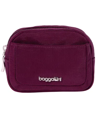 Baggallini Mini Pocket Cosmetic Bag In Purple