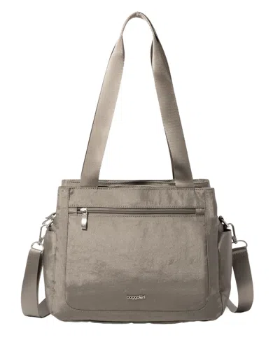 Baggallini Modern All Time Small Satchel Handbag In Metallic
