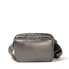 Baggallini Modern Belt Bag Sling In Gunmetal Puff