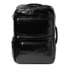 Baggallini Modern Convertible Travel Backpack In Black Gloss Ripstop