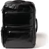Baggallini Modern Convertible Travel Backpack In Black Gloss Ripstop