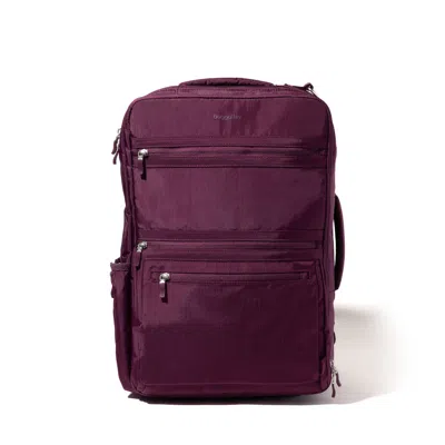 Baggallini Modern Convertible Travel Backpack In Mulberry