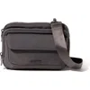 Baggallini Modern Double Zip Crossbody Bag In Smoke Twill