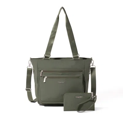 Baggallini Modern Everyday Shopper Tote In Green