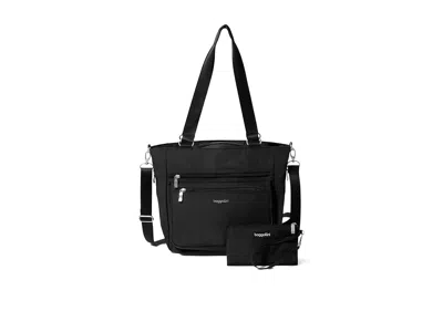 Baggallini Modern Everyday Shopper Tote Handbags Black: One Size