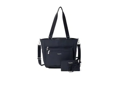 Baggallini Modern Everyday Shopper Tote Handbags French Navy: One Size In Blue