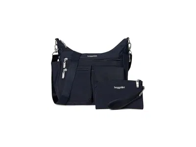 Baggallini Modern Everywhere Bag Cross Body Handbags French Navy: One Size In Animal Print