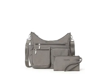 Baggallini Modern Everywhere Bag Cross Body Handbags Sterling Shimmer: One Size In Gray