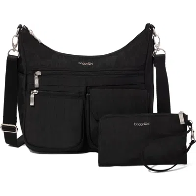 Baggallini Modern Everywhere Bagg Emf Blocking Pocket In Black