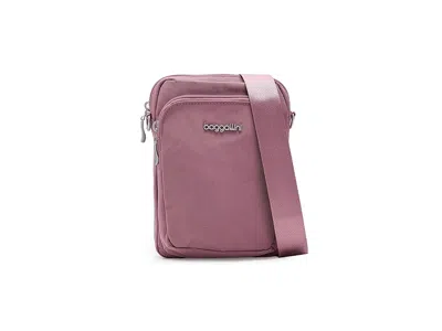Baggallini Modern Everywhere Explorer Crossbody Handbags Dusty Mauve: One Size In Purple