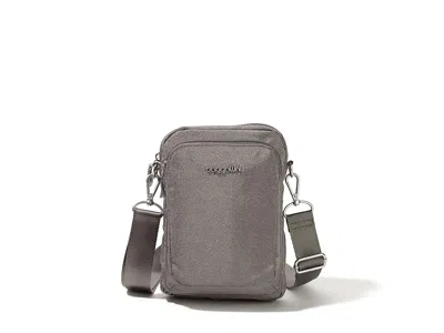 Baggallini Modern Everywhere Explorer Crossbody Handbags Sterling Shimmer: One Size In Gray