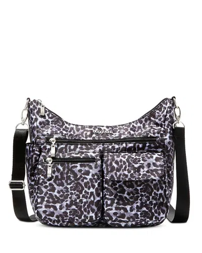 Baggallini Modern Everywhere Hobo Bag In Grey Wild