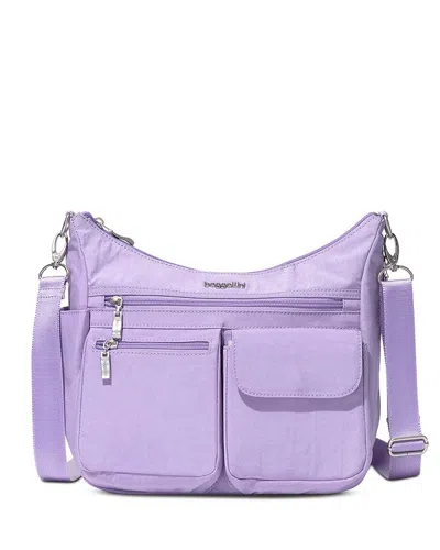 Baggallini Modern Everywhere Hobo Bag In Lavender