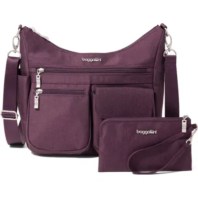 Baggallini Modern Everywhere Hobo Crossbody Bag With Wristlet