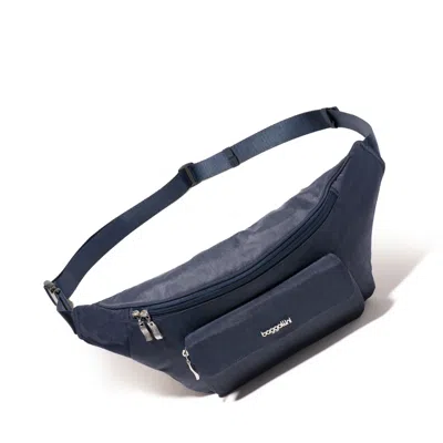 Baggallini Modern Everywhere Large Belt Bag Sling In Blue