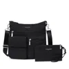 Baggallini Modern Everywhere Slim Crossbody Bag In Black