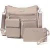 Baggallini Women's Modern Everywhere Slim Crossbody Bag With Rfid Wristlet In Moonrock