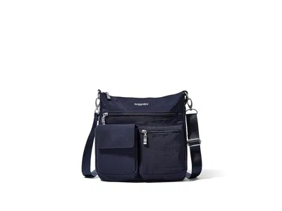 Baggallini Modern Everywhere Slim Crossbody Cross Body Handbags French Navy: One Size In Blue