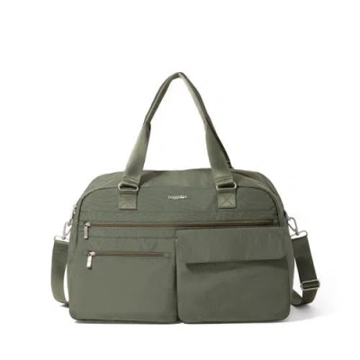 Baggallini Modern Everywhere Travel Duffel Weekender Bag In Green