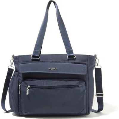 Baggallini Modern Laptop Tote In French Navy