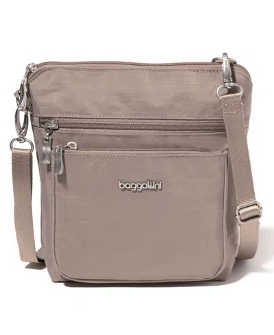 Baggallini Modern Pocket Adjustable Strap Crossbody Bag In Neutral