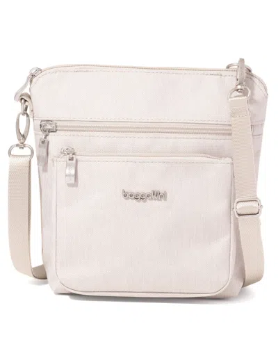 Baggallini Modern Pocket Adjustable Strap Crossbody Bag In Neutral