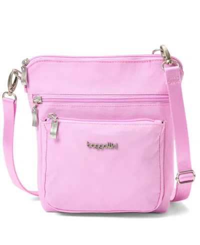 Baggallini Modern Pocket Adjustable Strap Crossbody Bag In Purple
