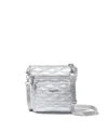Baggallini Modern Pocket Crossbody Bag In Silver Metallic Quilt