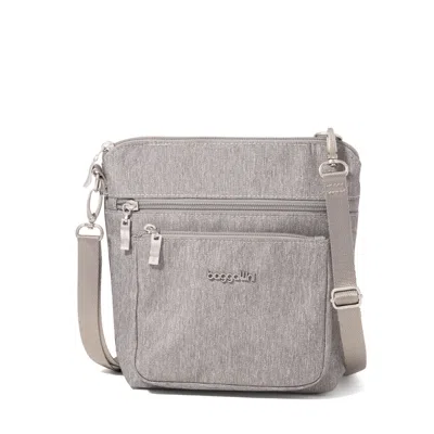 Baggallini Modern Pocket Crossbody In Gray