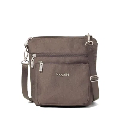Baggallini Modern Pocket Crossbody In Brown