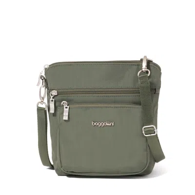 Baggallini Modern Pocket Crossbody In Green
