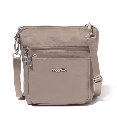 Baggallini Modern Pocket Crossbody Bag In Beige