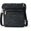 Baggallini Modern Pocket Adjustable Strap Crossbody Bag In Midnight Blossom