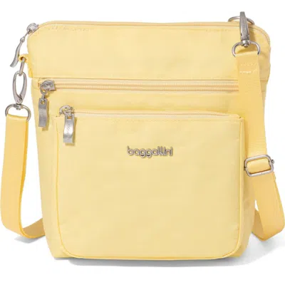 Baggallini Modern Pocket Crossbody Bag In Yellow