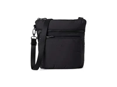 Baggallini Modern Pocket Crossbody Cross Body Women's Handbags Black Puff, Polyester/nylon