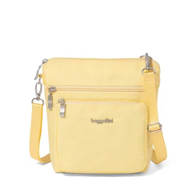 Baggallini Modern Pocket Crossbody In Yellow
