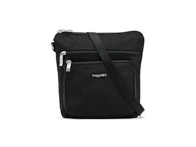 Baggallini Modern Pocket Emf Blocking Pocket Cross Body Handbags Black: One Size