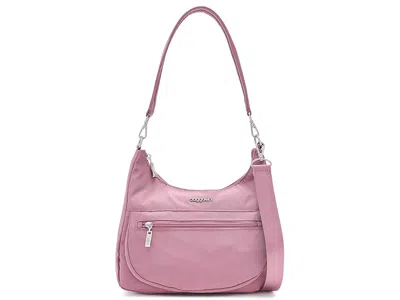 Baggallini Modern Pocket Half Moon Bag Handbags Dusty Mauve: One Size In Purple