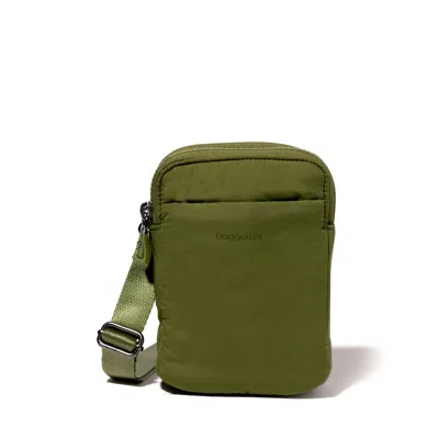 Baggallini Modern Take Two Rfid Crossbody In Green