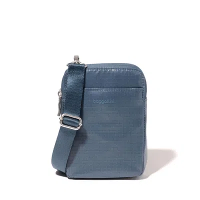 Baggallini Modern Take Two Rfid Crossbody In Blue